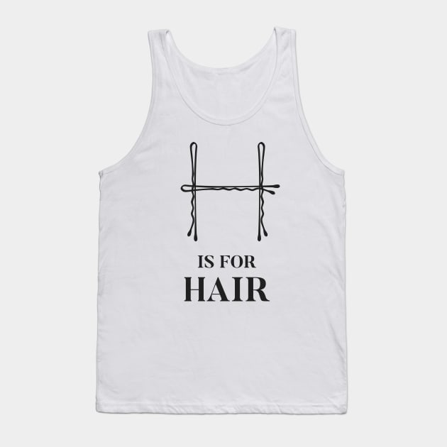 Hair Salon Quote Fashion Beauty Bobby Pins Tank Top by Inogitna Designs